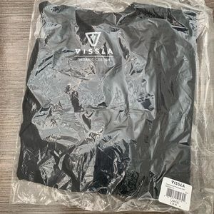 Vissla Black Logo Pocket Tshirt size Large